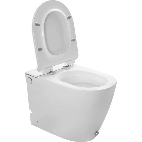 Унитаз приставной безободковый с импульсным смывом SantiLine SL-5030 - фото 3