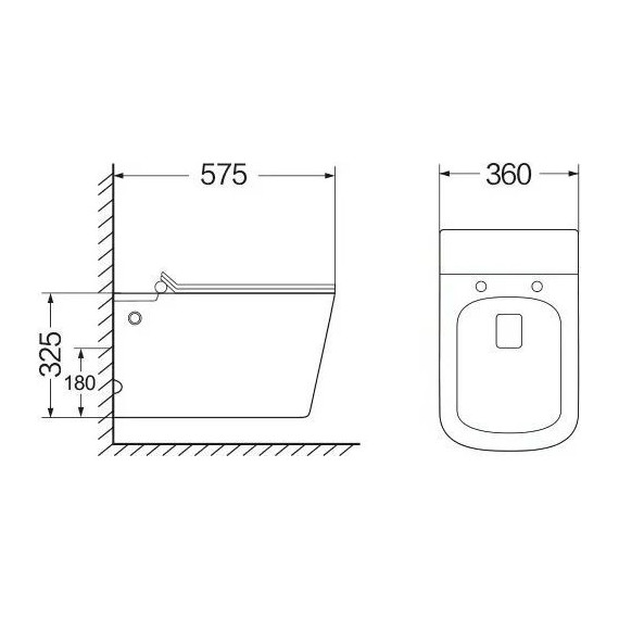 Унитаз подвесной безободковый с импульсным смывом SantiLine SL-5032MB (в комплекте с инсталляцией) чёрный, Цвет производителя: чёрный - фото, картинка 5 Унитаз подвесной безободковый с импульсным смывом SantiLine SL-5032MB (в комплекте с инсталляцией) чёрный, Цвет производителя: чёрный - фото 5