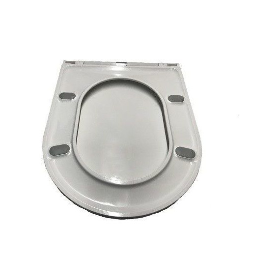 Унитаз подвесной CeramaLux Rimless 2197MW с крышкой микролифт, белый матовый - фото 4