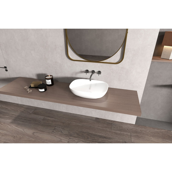 Раковина-чаша Abber Stein 51 см AS2637, белый матовый - фото 2