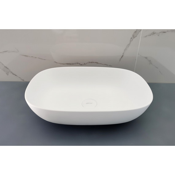 Раковина-чаша Abber Stein 51 см AS2637, белый матовый - фото 5