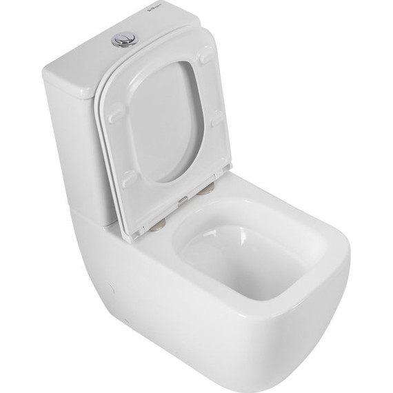 Унитаз-компакт безободковый BelBagno Luce-Tor BB2197CP-TOR/SC (Система смыва торнадо) с крышкой микролифт - фото 9