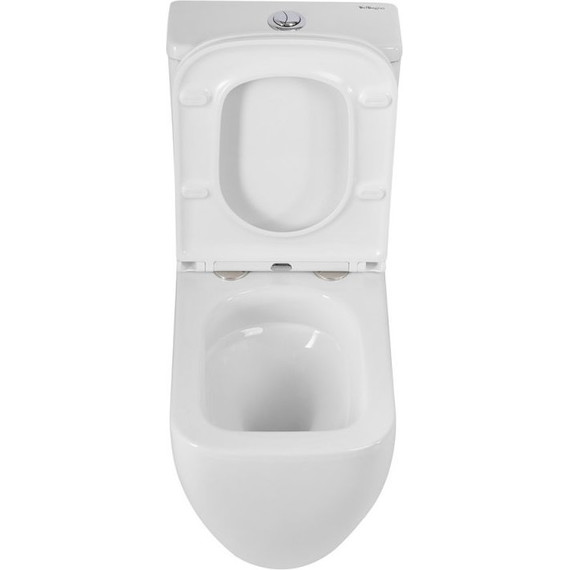 Унитаз-компакт безободковый BelBagno Luce-Tor BB2197CP-TOR/SC (Система смыва торнадо) с крышкой микролифт - фото 13
