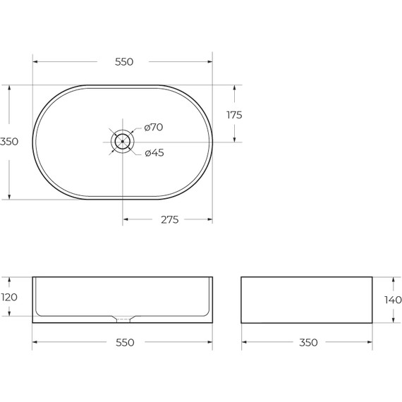 Раковина-чаша BelBagno 55 см BB1048 - фото, картинка 6 Раковина-чаша BelBagno 55 см BB1048 - фото 6