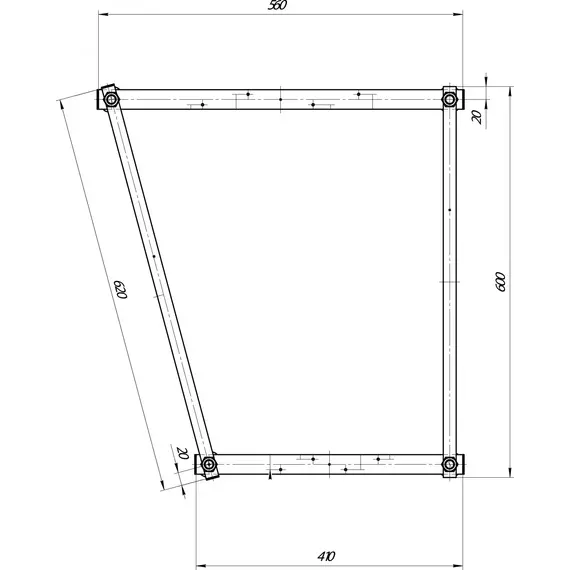 Каркас для ванны 1Marka Piccolo 150x75 см - фото 2