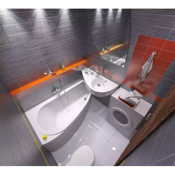 Ванна акриловая 1Marka Piccolo 150x75 см L - фото 7