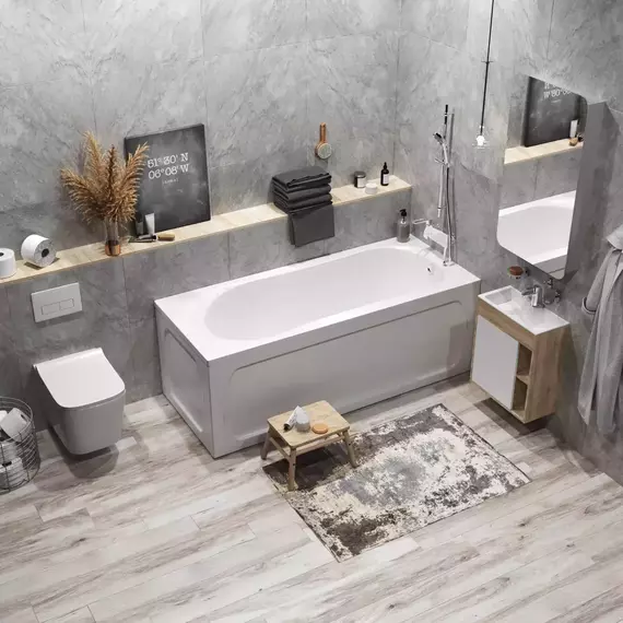 Ванна акриловая 1Marka Libra 170x70 см - фото 6