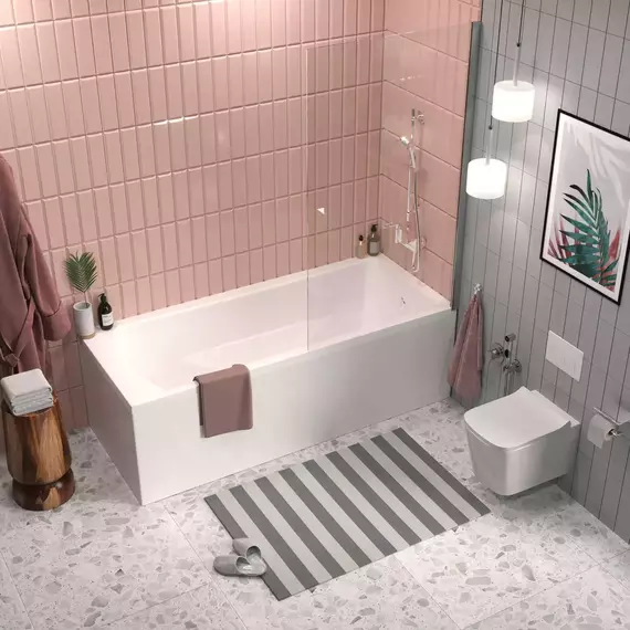 Ванна акриловая 1Marka Prime 170x75 см, Размер - мм: 1700х750 - фото 6