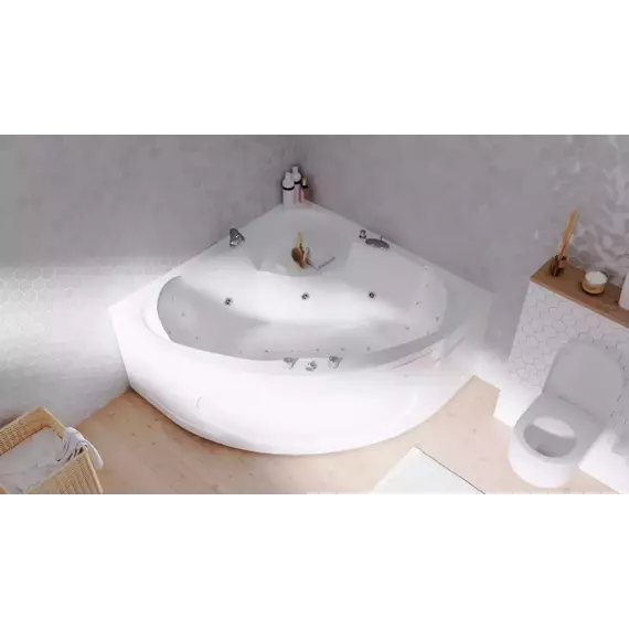 Ванна акриловая 1Marka Trapani 140x140 см - фото 7