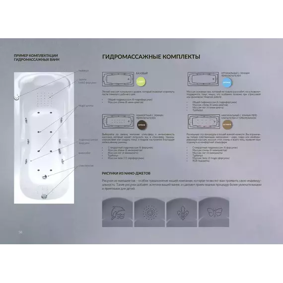 Ванна акриловая 1Marka Love 185x135 см L - фото 15