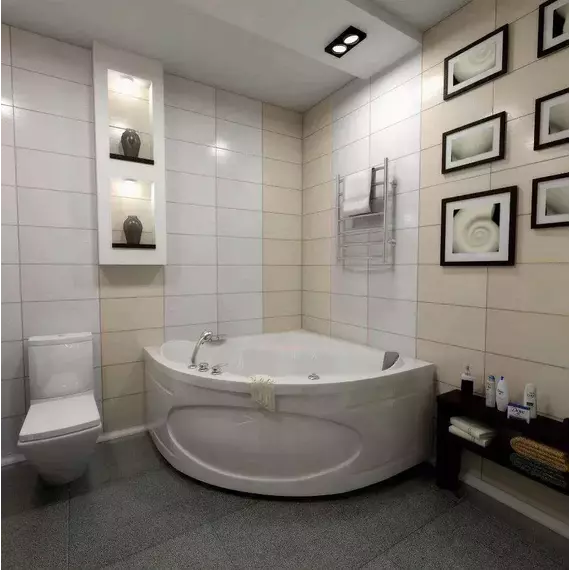 Ванна акриловая 1Marka Afrodita 140x140 см - фото 8