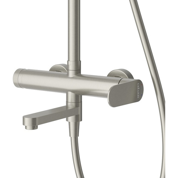 Душевая стойка Cezares STYLUS-CVD-IN, сатин, Цвет производителя: сатин - фото 3