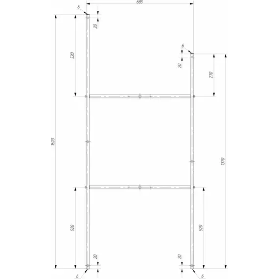 Каркас для ванны 1Marka Alisa 170x75 см - фото 3