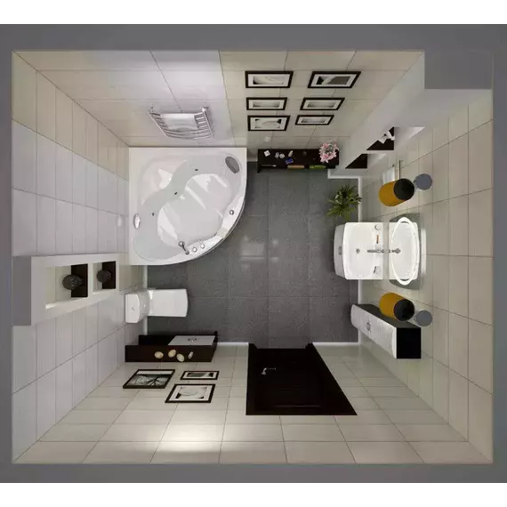 Ванна акриловая 1Marka Afrodita 140x140 см - фото 9