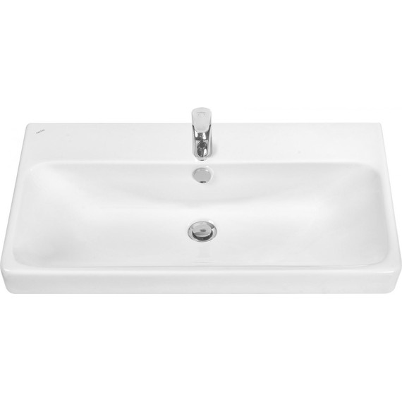 Тумба подвесная с раковиной Акватон Сканди 80 см 1A283001SDB20, белый/дуб верона - фото 9