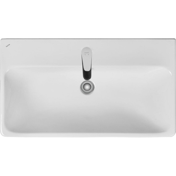 Тумба подвесная с раковиной Акватон Сканди 80 см 1A283001SDZ90, белый/дуб рустикальный - фото 13