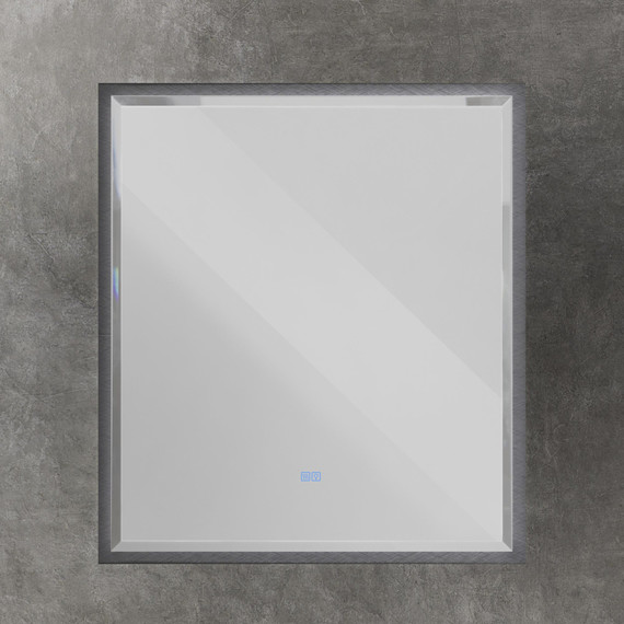 Зеркало Cezares 100 см CZR-SPC-INT-1000-900-LED-TCH-WARM-TIT, титан - фото 3