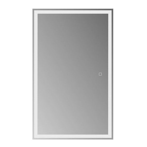 Зеркальный шкаф BelBagno 50 см SPC-GRT-500/800-1A-LED-TCH, белый - фото 