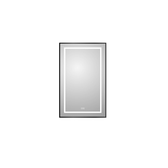 Зеркало BelBagno 50x80 см SPC-KRAFT-500-800-LED-TCH-WARM-NERO - фото 