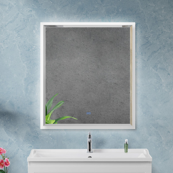 Зеркало Cezares 80 см CZR-SPC-INT-800-900-LED-TCH-WARM-BL, Bianco Lucido - фото 7