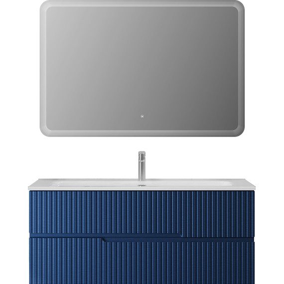 Тумба подвесная с раковиной Cezares DUET-N-1200-2C-SO-SPF-P 120 см (раковина CZR-8073-120) sapfiro - фото 9