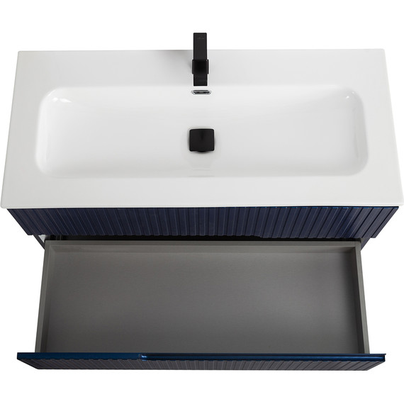 Тумба подвесная с раковиной Cezares DUET-N-1000-2C-SO-SPF-P 100 см (раковина CZR-8073-100) sapfiro - фото 6