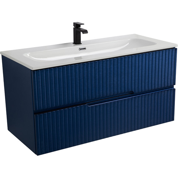 Тумба подвесная с раковиной Cezares DUET-N-1000-2C-SO-SPF-P 100 см (раковина CZR-8073-100) sapfiro - фото 2