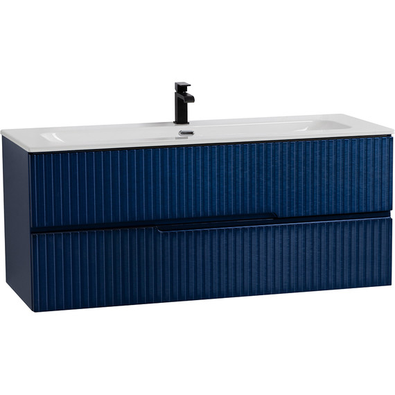 Тумба подвесная с раковиной Cezares DUET-N-1200-2C-SO-SPF-P 120 см (раковина CZR-8073-120) sapfiro - фото 2