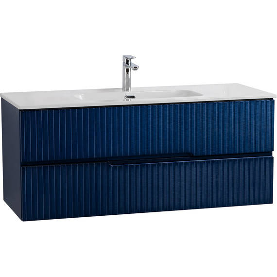 Тумба подвесная с раковиной Cezares DUET-N-1200-2C-SO-SPF-P 120 см (раковина CZR-8095-120) sapfiro - фото 2