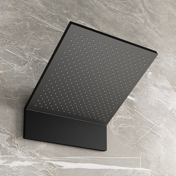 Душевая система для ванны с термостатом Vincea Futura VSFW-2F110TMB, чёрный - фото 4