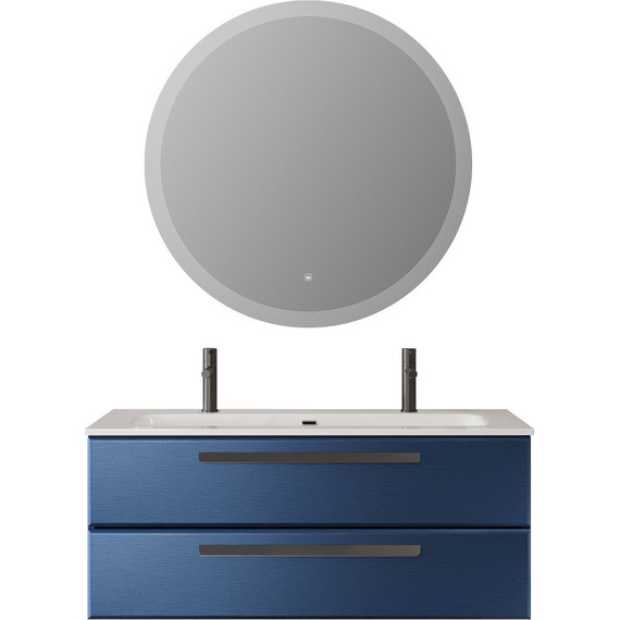 Тумба подвесная с раковиной Cezares ECO-CER-N-1200-2C-SO-SPF-P 120 см (раковина CZR-8073-120-1-2) sapfiro - фото 14