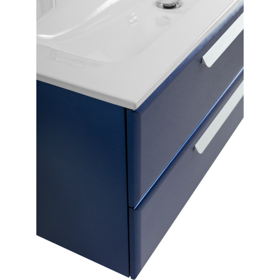 Тумба подвесная с раковиной Cezares ECO-CER-N-1200-2C-SO-SPF-P 120 см (раковина CZR-8073-120-1-2) sapfiro - фото 6