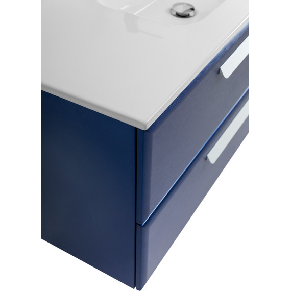 Тумба подвесная с раковиной Cezares ECO-CER-N-1200-2C-SO-SPF-P 120 см (раковина CZR-8095-120) sapfiro - фото 7