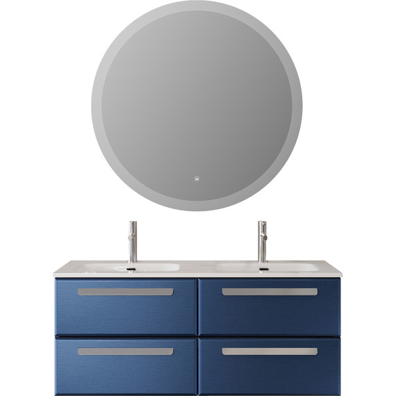 Тумба подвесная с раковиной Cezares ECO-CER-N-1200-4C-SO-2-SPF-P 120 см (раковина CZR-8073-120-2) sapfiro - фото 8