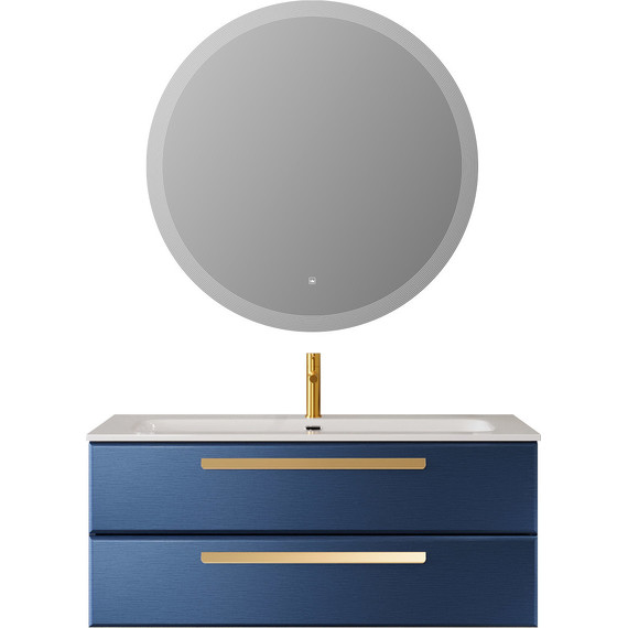 Тумба подвесная с раковиной Cezares ECO-CER-N-1200-2C-SO-SPF-P 120 см (раковина CZR-8073-120) sapfiro - фото 14