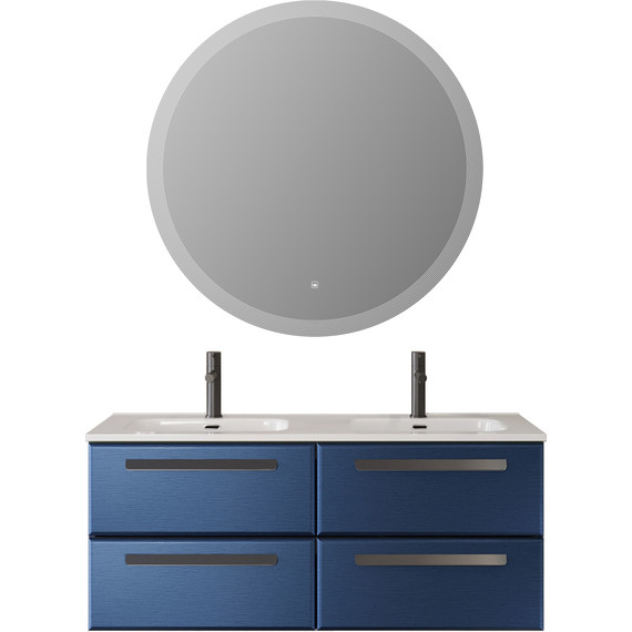 Тумба подвесная с раковиной Cezares ECO-CER-N-1200-4C-SO-2-SPF-P 120 см (раковина CZR-8095-120-2) sapfiro - фото 15