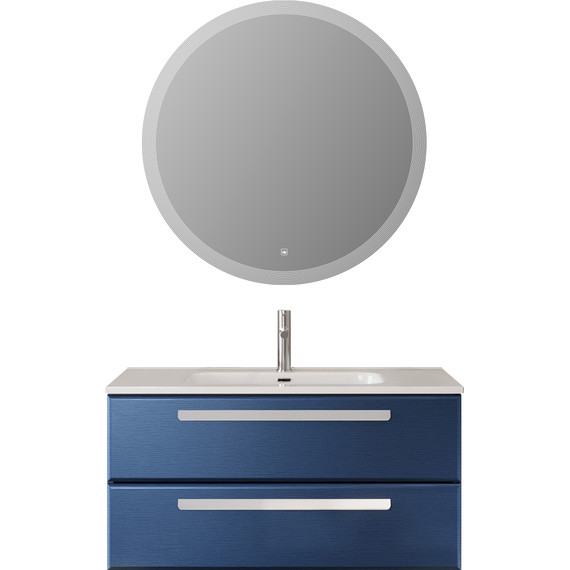 Тумба подвесная с раковиной Cezares ECO-CER-N-1000-2C-SO-SPF-P 100 см (раковина CZR-8095-100) sapfiro - фото 14