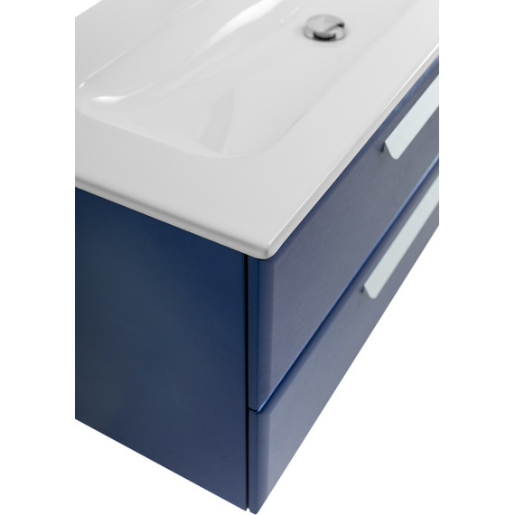 Тумба подвесная с раковиной Cezares ECO-CER-N-1200-2C-SO-SPF-P 120 см (раковина CZR-8073-120) sapfiro - фото 6