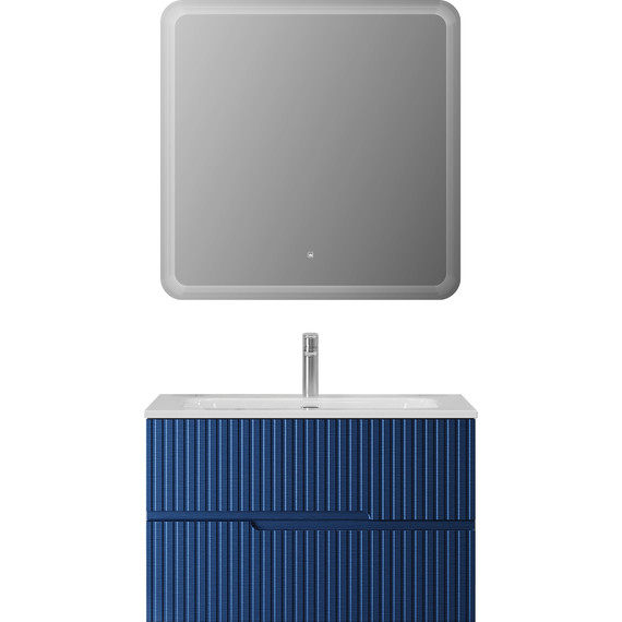 Тумба подвесная с раковиной Cezares DUET-N-800-2C-SO-SPF-P 80 см (раковина CZR-8073-80) sapfiro - фото 10