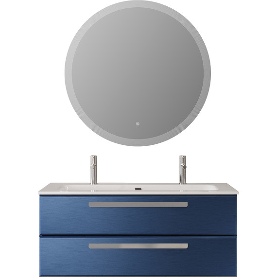 Тумба подвесная с раковиной Cezares ECO-CER-N-1200-2C-SO-SPF-P 120 см (раковина CZR-8073-120-1-2) sapfiro - фото 8