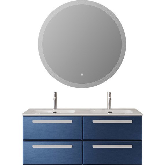 Тумба подвесная с раковиной Cezares ECO-CER-N-1200-4C-SO-2-SPF-P 120 см (раковина CZR-8073-120-2) sapfiro - фото 9