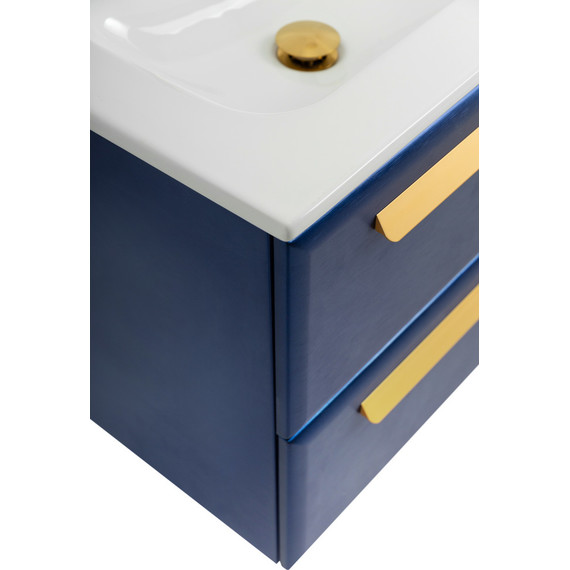 Тумба подвесная с раковиной Cezares ECO-CER-N-1200-4C-SO-2-SPF-P 120 см (раковина CZR-8073-120-2) sapfiro - фото 7