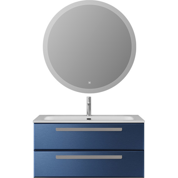 Тумба подвесная с раковиной Cezares ECO-CER-N-1000-2C-SO-SPF-P 100 см (раковина CZR-8073-100) sapfiro - фото 9