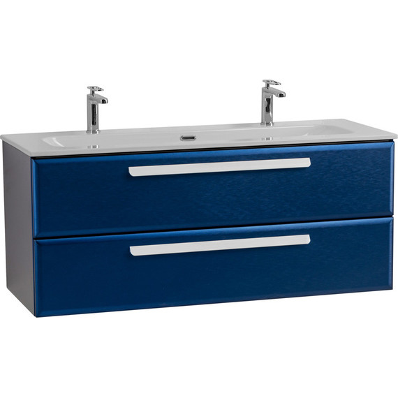 Тумба подвесная с раковиной Cezares ECO-CER-N-1200-2C-SO-SPF-P 120 см (раковина CZR-8073-120-1-2) sapfiro - фото 2