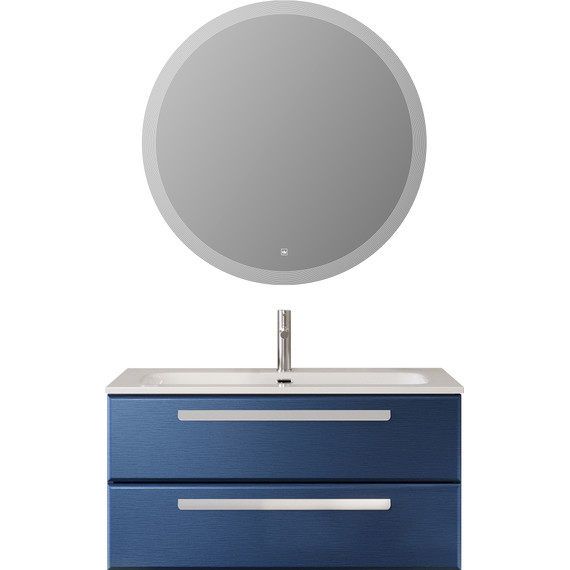 Тумба подвесная с раковиной Cezares ECO-CER-N-1000-2C-SO-SPF-P 100 см (раковина CZR-8073-100) sapfiro - фото 14