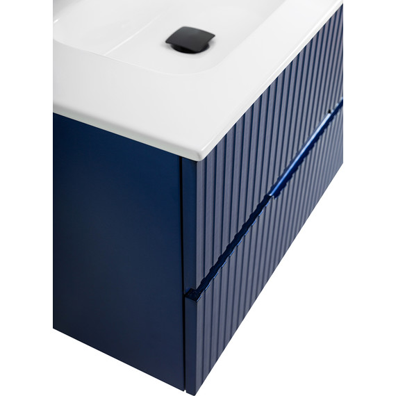 Тумба подвесная с раковиной Cezares DUET-N-800-2C-SO-SPF-P 80 см (раковина CZR-8095-80) sapfiro - фото 7