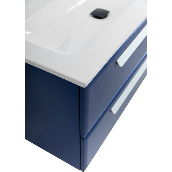 Тумба подвесная с раковиной Cezares ECO-CER-N-1000-2C-SO-SPF-P 100 см (раковина CZR-8073-100) sapfiro - фото 6