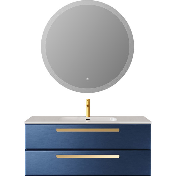 Тумба подвесная с раковиной Cezares ECO-CER-N-1200-2C-SO-SPF-P 120 см (раковина CZR-8095-120) sapfiro - фото 15