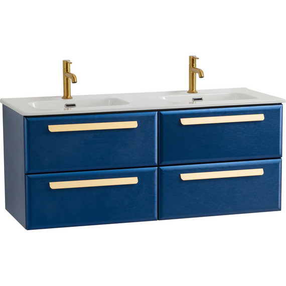 Тумба подвесная с раковиной Cezares ECO-CER-N-1200-4C-SO-2-SPF-P 120 см (раковина CZR-8095-120-2) sapfiro - фото 2