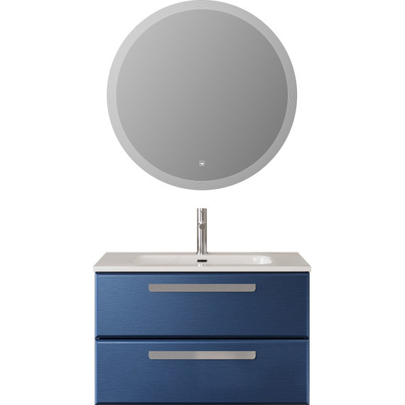 Тумба подвесная с раковиной Cezares ECO-CER-N-800-2C-SO-SPF-P 80 см (раковина CZR-8095-80) sapfiro - фото 9